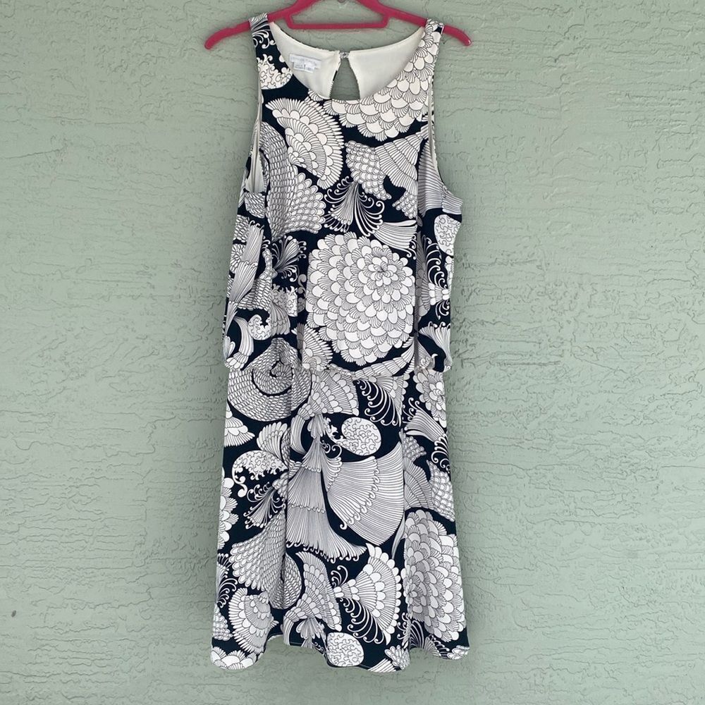 London Times Sz 12 Dress Key Back